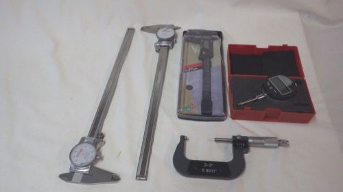 Spi &amp; digimax - calipers, micrometer, indicator equipment lot - for parts/repair for sale