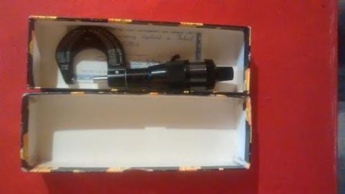 BROWN AND SHARPE DIGIT-MIKE NO. 599-10 DIGITAL MICROMETER