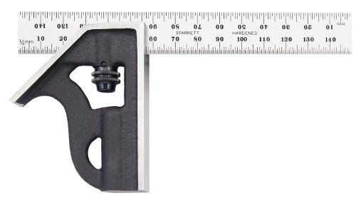 Starrett 10MH-150 Cast Iron Square Head Student Combination Square, 150mm SZ