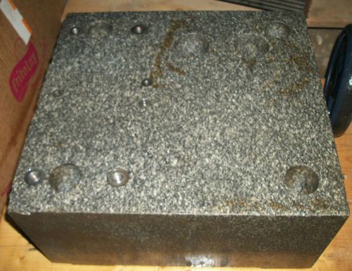 Granite surface plate 14x15, over 7” thick for sale