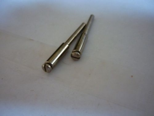 2 NEW MANDREL FOR ROTARY HAND PIECE, 1/8&#034;SHANK, AND FOR WEELS WITH 1/6&#034; HOLE