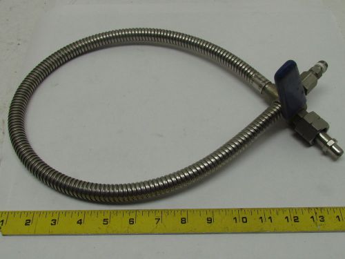 Matheson 350-ss 6043 3ft stainless steel flex hose for manifolds &amp; switchover for sale