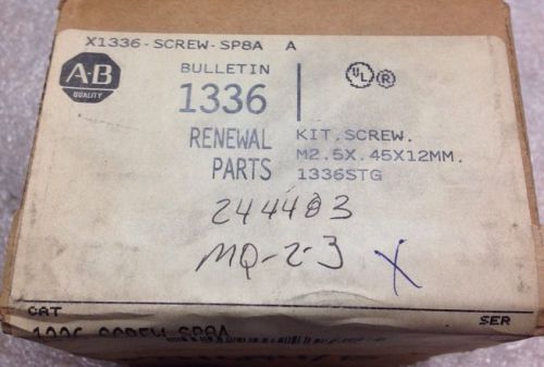 Allen Bradley 1336-SCREW-SP8A, 1336SCREWSP8A, Seal Box, Shipsameday #1609B3