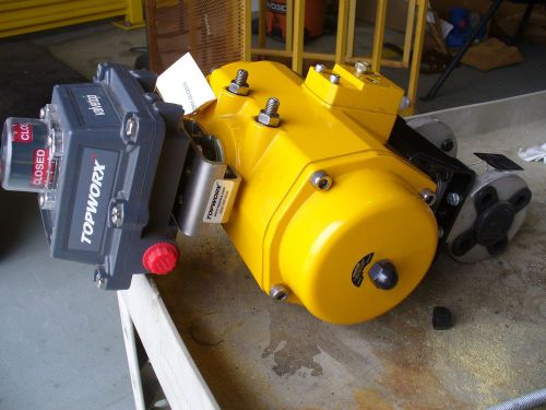 Emerson Field Q Actuator + Topwork Valvetop + Xomox 1&#034; Plug valve assembly