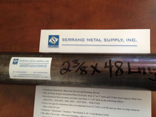 TITANIUM 6AL-4V Round Bar  2-3/8&#034;  x  48&#034; Lng.