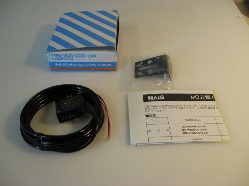 NAIS PHOTOELECTRIC SENSOR MQ-W3A-DC12-24V, AN50510, New in Box