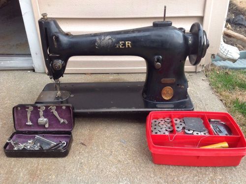 Singer commercial sewing machine model 1300-2 artisan head only w/ extras! for sale