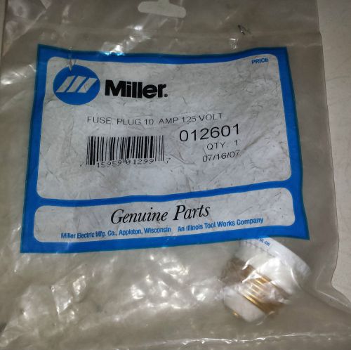 MILLER 012601 [1/PK] FUSE,PLUG 10. AMP 125 VOLT