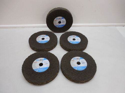 Norton 6&#034; x 1&#034; x 5/8&#034; blue fire grind wheel we65 reinforced type 01 4nz14rbsx406 for sale