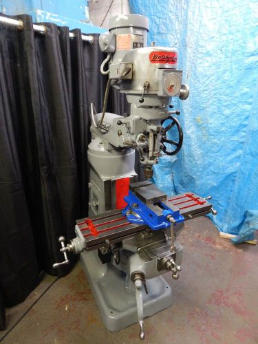 Bridgeport Vertical Mill 1-1/2Hp V.Speed 9&#034;x36&#034;Table,6&#034; Kurt Type Vise&amp;Collets !