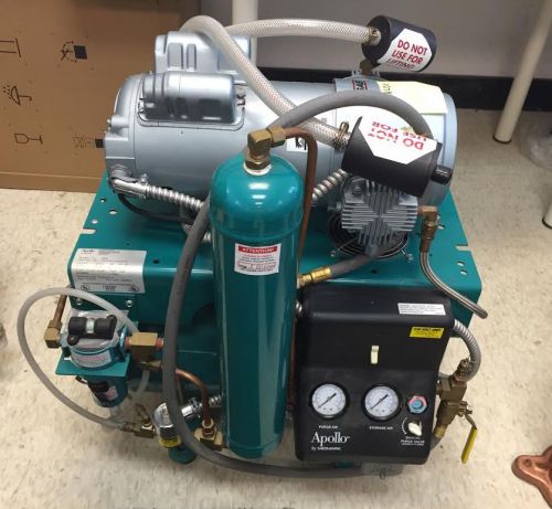 Midmark apollo dental 1hp dental air compressor d22 230v for sale