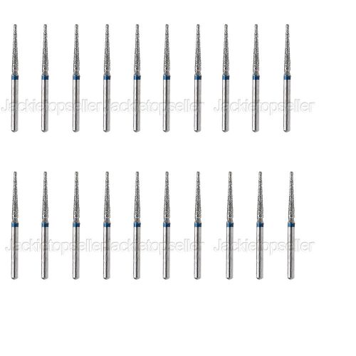 200pcs Dental Diamond Burs Tip Flat-end Tapered FG 1.6mm for Handpiece TF-11 new