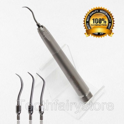 NSK Style Dental 17,000 Hz Piezo Ultrasonic Air Scaler Handpiece 2 Hole + 3 Tips