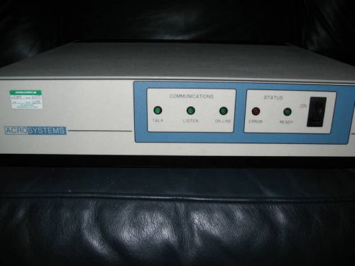 ANALOGIC MODEL 400E/AO DATA LOGGER ACROSYTEMS 400