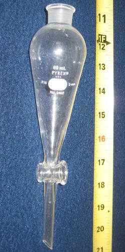 PYREX, 60 mL Separatory Funnel, Squibb, No 6402,