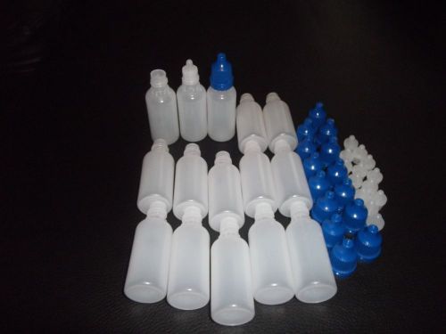 E LIQUID VAPORIZER #15 10ML EMPTY  DROPPER BOTTLES WITH SEALS E JUICE