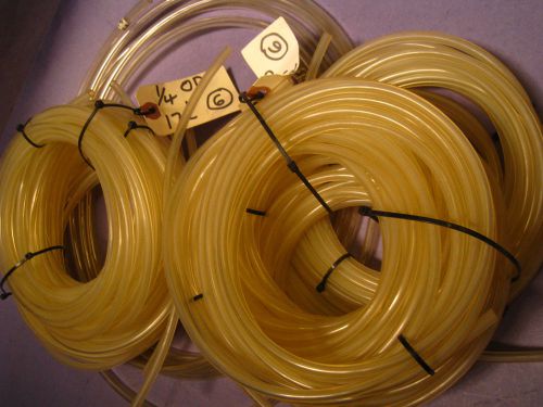 Freelin Wade ? clear pneumatic air line Tubing 172&#039;  1/4&#034; OD LOT  21H2