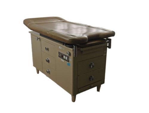 Enochs OB-GYN Medical Patient Manual Gynecology Exam Table w/Instrument Warmer