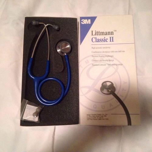 3m littmann classic ii stethoscope blue for sale