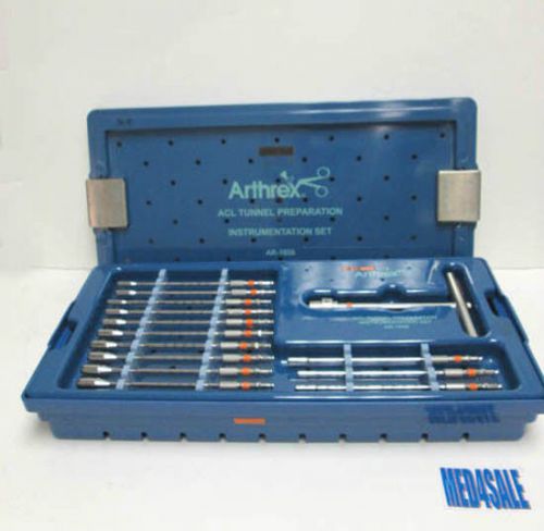 Arthrex ACL Tunnel Preparation Instrument Set &amp; Sizing Blocks