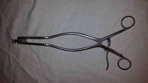 Codman Retractor 12&#034; Beckman Thyroid Retractor Self-Retaining Hinged