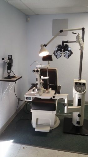 Reichert Lane Package: Chair, Stand, Slit Lamp, Phoroptor, Projector