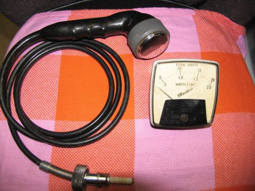 Medco Sonlator Ultrasound Transducer/Watt Meter