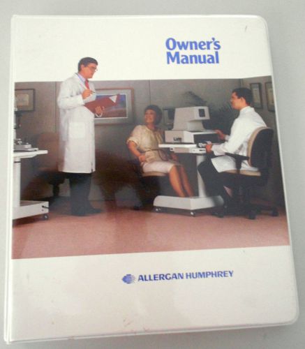 HUMPHREY AUTO REFRACTOR OPERATOR&#039;S MANUAL-MODELS 580-585-590-595