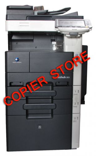 KONICA MINOLTA BIZHUB 283 B&amp;W  MULTIFUNCTIONAL PRINTER COPIER SCAN