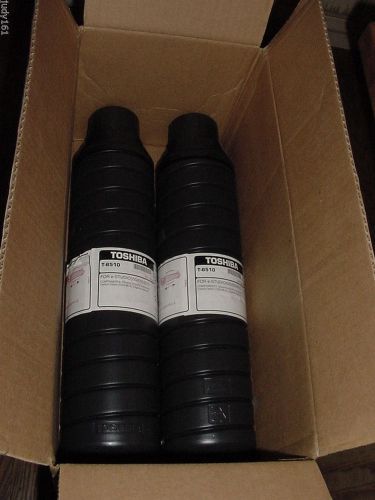 Genuine toshiba t6510 toner e-studio 550 650 810 copier lot of 2 1350 gr bottles for sale