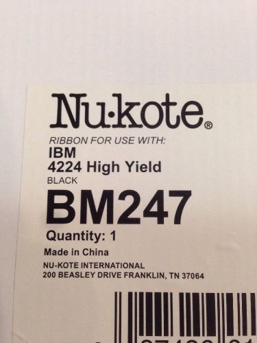 Nu-kote bm247 black for sale