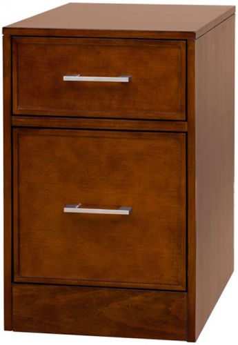 Chestnut rolling lateral file cabinet for sale