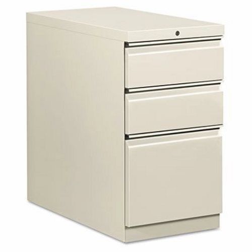 Hon Flagship Box/File Pedestal, Full Radius Pull, 28-7/8d, Gray (HON18730RQ)