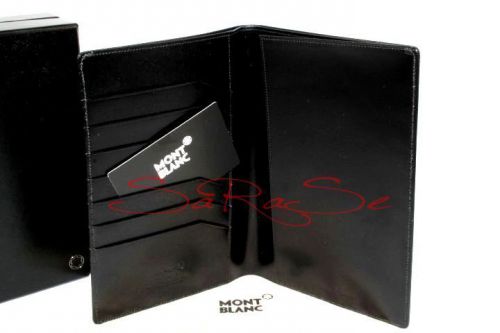 MONTBLANC Wallet Credit Card Case Leather Black