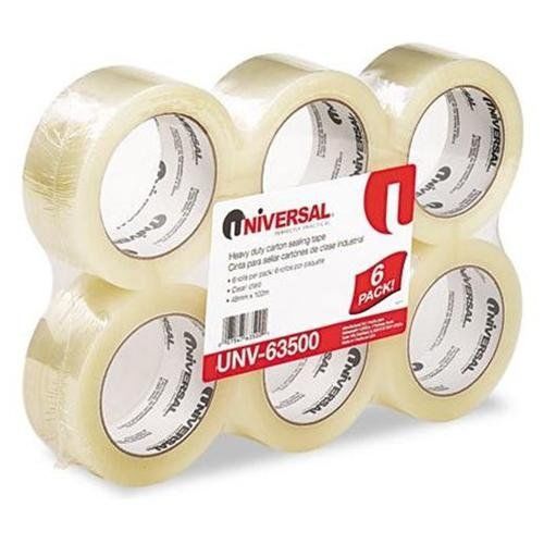 Universal Office Products 63500 Box Sealing Tape, 2&#034; X 110 Yards, 3&#034; Core,