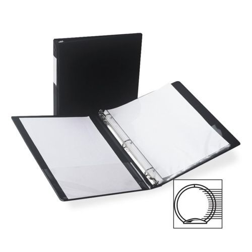 Samsill Antimicrobial Locking Round Ring Binder - Letter - 8.50&#034; X (sam14310)