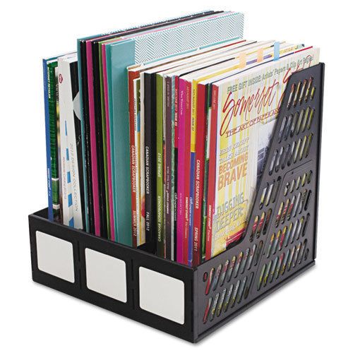 Literature File, Three Slots, Black