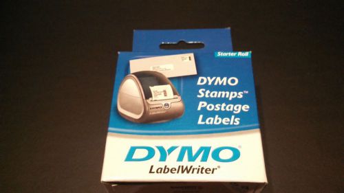 Genuine DYMO STAMPS POSTAGE LABELS 8 x 50 STAMP STARTER ROLLS - NIB