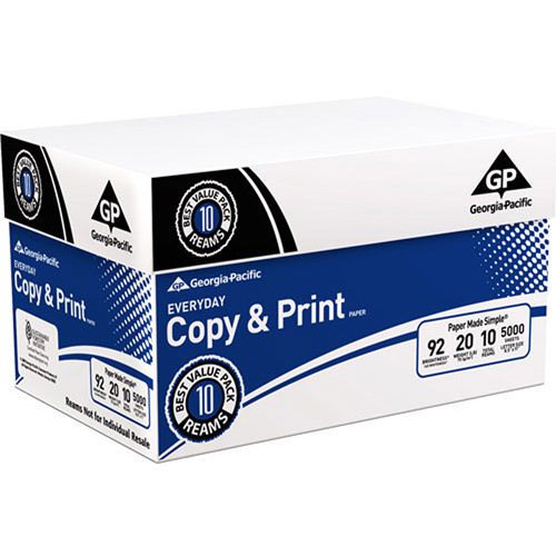 Georgia-Pacific Letter Size Copy &amp; Print Paper10 Reams (500 Sheets Per Ream)