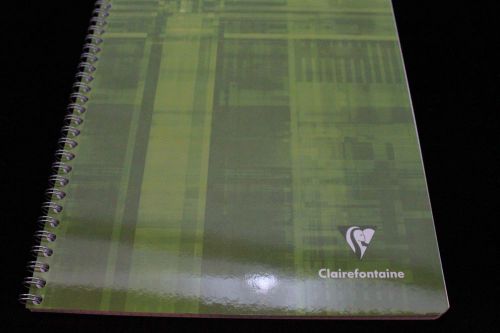 Clairefontaine wirebound notebook  8&#034; x 11&#034; graph green for sale