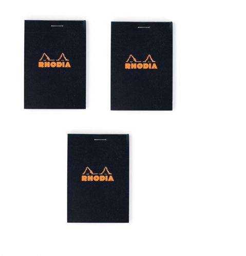 3 x  Rhodia Top Staplebound No. 11 Notepad (3 x 4) (112009)