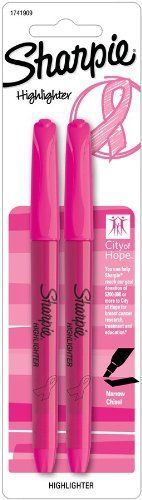 Sharpie accent highlighter - pocket pink ribbon - chisel marker point (1741909) for sale