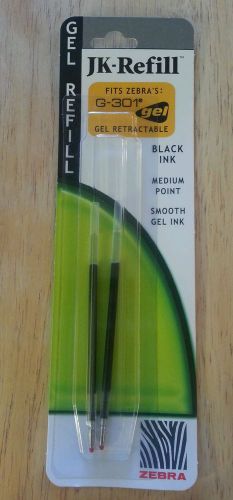 ZEBRA REFILL for G-301 GEL RETRACTABLE PEN - Black. Ink