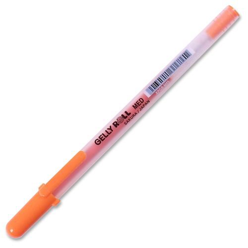 Sakura of america rollerball pen - medium pen point type - orange ink (sak37527) for sale