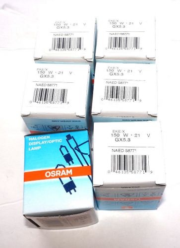 6 NEW OSRAM EKE/X  BULB EKEX