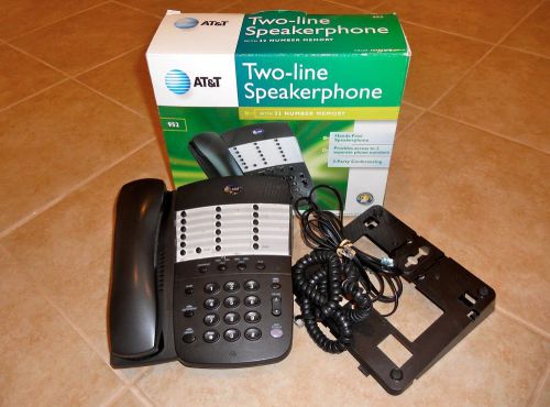 AT&amp;T Espresso/Black Speakerphone #952 w/ Box