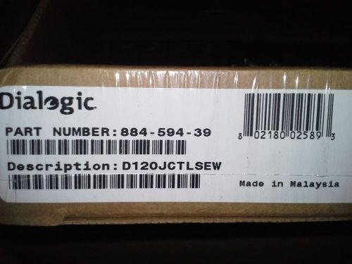 Dialogic D120JCTLSEW brand new sealed D/120JCTLSEW