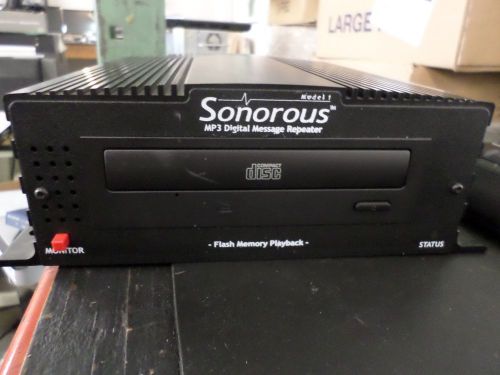 SONOROUS MODEL 1 MP3 DIGITAL MESSAGE REPEATER FLASH MEMORY PLAYBACK T1-B2