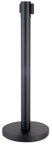 Retractable stanchion - black powder coat for sale