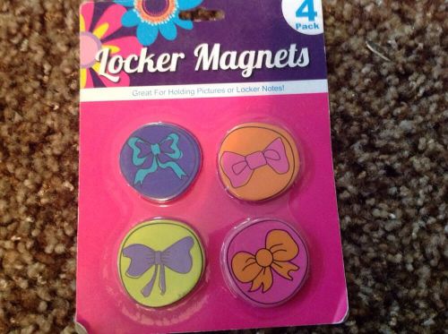 Locker magnets 4 pk bows for sale